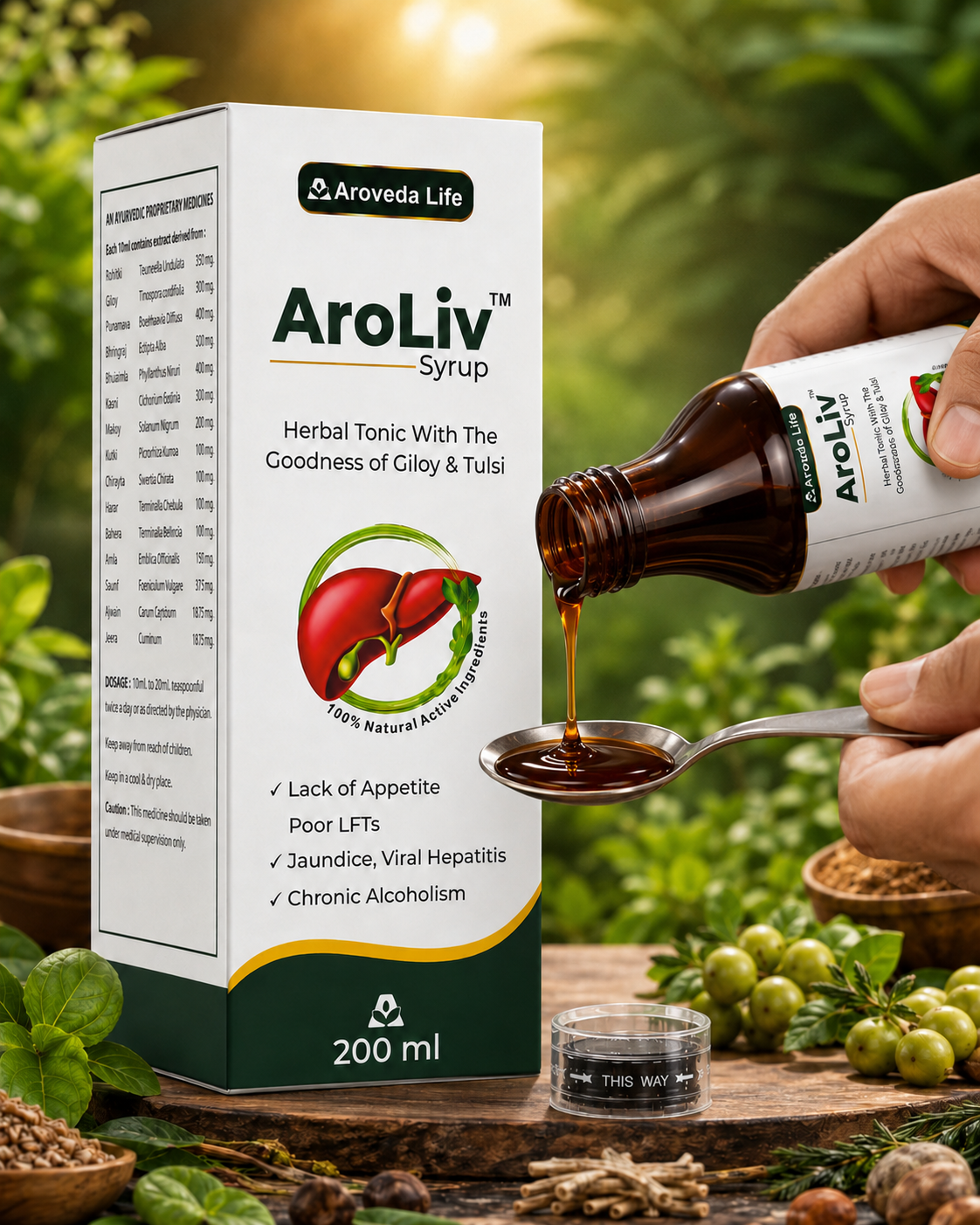 AroLiv Syrup | Ayurvedic Liver Wellness | 200ml