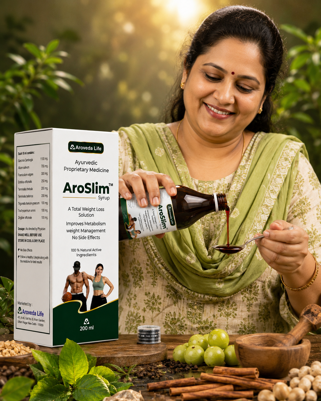AroSlim™ Weight Loss Syrup | Weight Management & Digestive Support 200ml Syrup