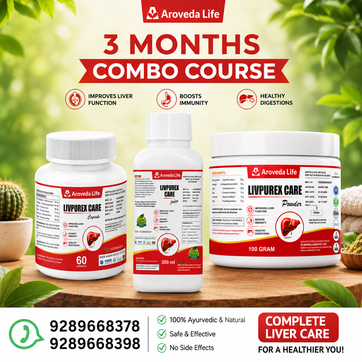 Liver Care | LivPurex Care 3-Month Combo Course